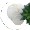 Natural Loofah Sponge Pads (5-Pack) - Eco-Friendly Exfoliating Face & Body Scrubbing Sponges for Deep Pores Cleansing, Skin Renewal & Glow, Off-White