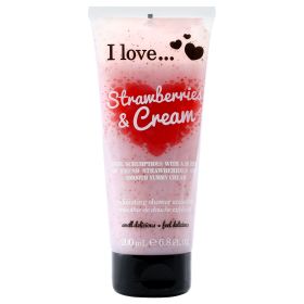 Exfoliating Shower Smoothie - Strawberries and Cream