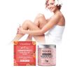 Viareline Grapefruit Flavored Sea Salt Scrub Gently Cleanses Exfoliating Skin For A Moisturizing Daily