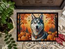 NEW Siberian Husky Fall Doormat Front Door Mat Indoor Outdoor Rugs for Entryway, Non Slip Washable Low Pile, 18H X 27W