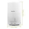 Ultrasonic Cool Mist Humidifier Mini Aroma Essential Oil Diffuser with Colorful Lights 4 Timer Settings