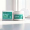VIARELINE Glycolic Exfoliating Face Pads with Tweezers, 60 Pads + 1 Pair of Tweezers