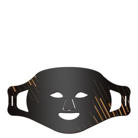Silicone Mask Beauty Instrument Led Beauty Mask Photon Skin Rejuvenation (Option: Black)