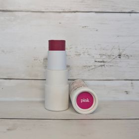 Lip & Cheek Bloom 2 in 1 Natural Lipstick & Blush - Long Lasting Hydrating Multi-Tasking Tinted Balm by BeNat (Color: Pink)