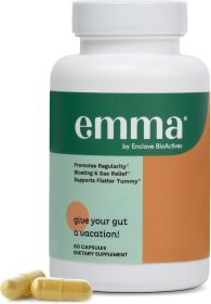 Gastrointestinal health soothing dietary supplement, helping to improve intestinal leakage, regulate digestive function (Style: capsule-1)